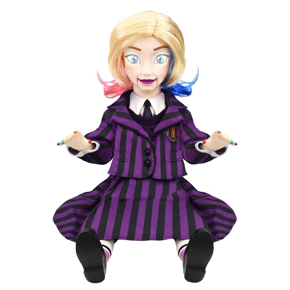 Wednesday 13-in Talking LED Wednesday Enid Doll Tabletop Animatronic | 61121