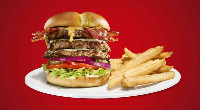 TRIPLE JUICY BURGER