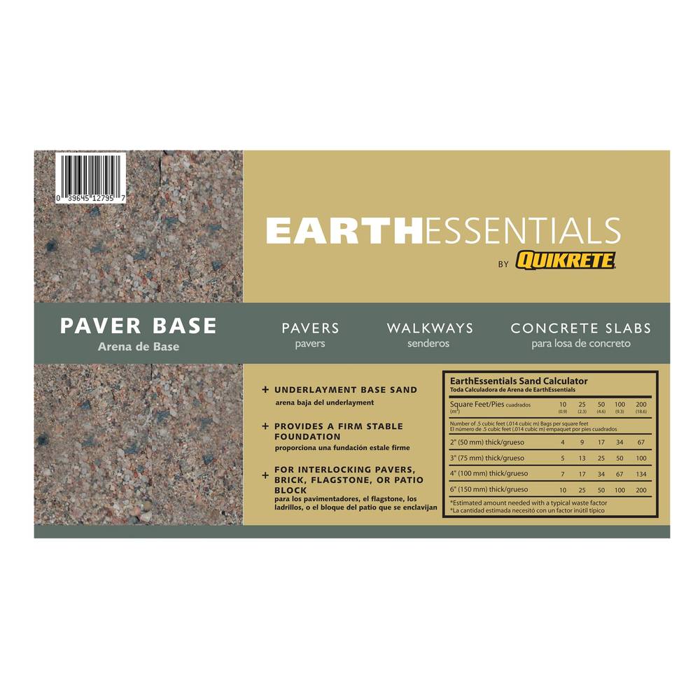 EARTHESSENTIALS BY QUIKRETE 0.5-cu ft Brown/Tan Paver Base | 127957