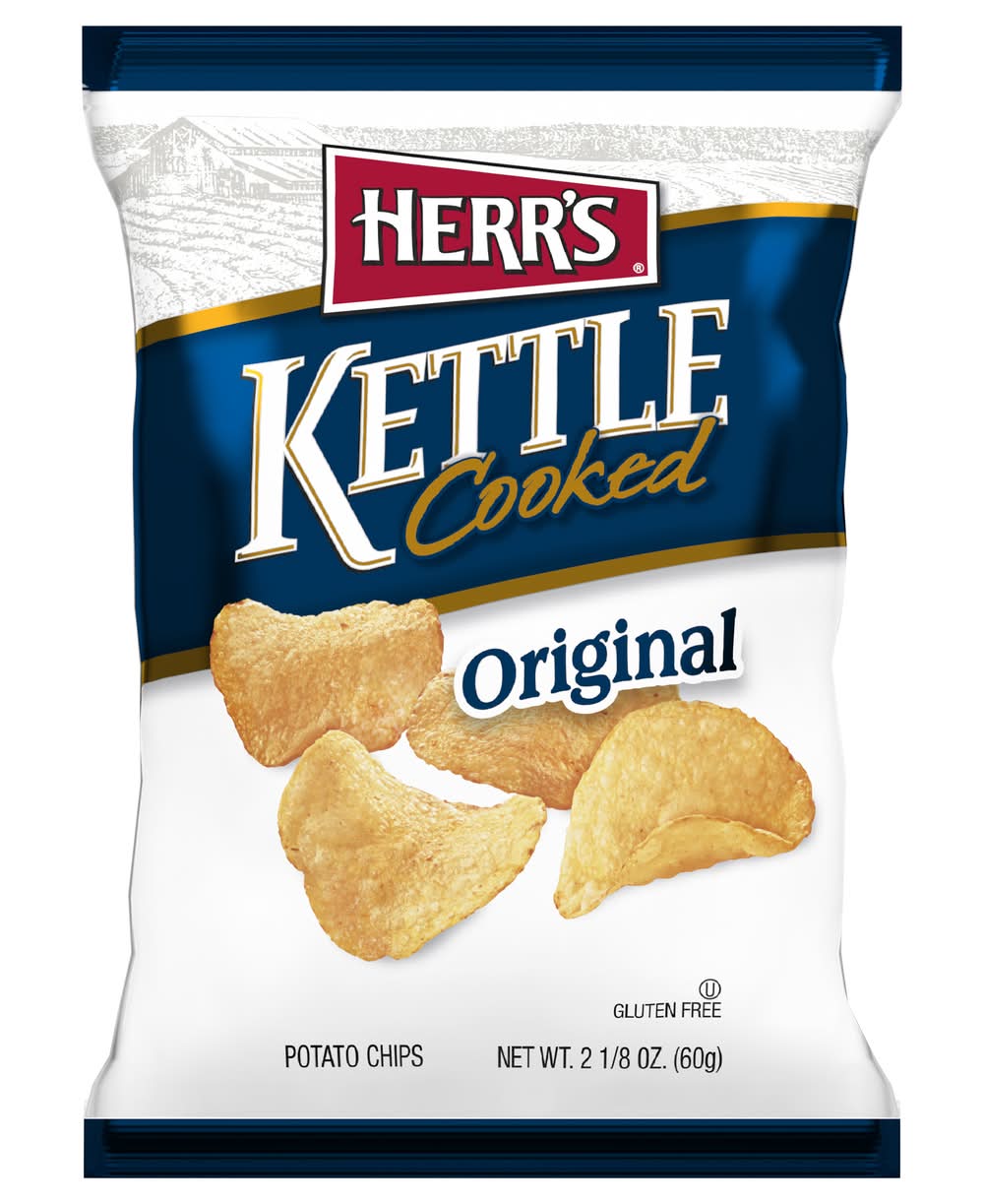 Herr's Kettle Cooked Potato Chips, Original (2.12 oz)