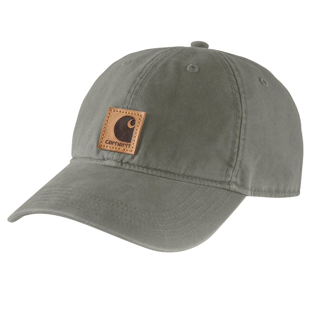 Carhartt Men's Dusty Olive Cotton Baseball Cap | 100289-DOVOS