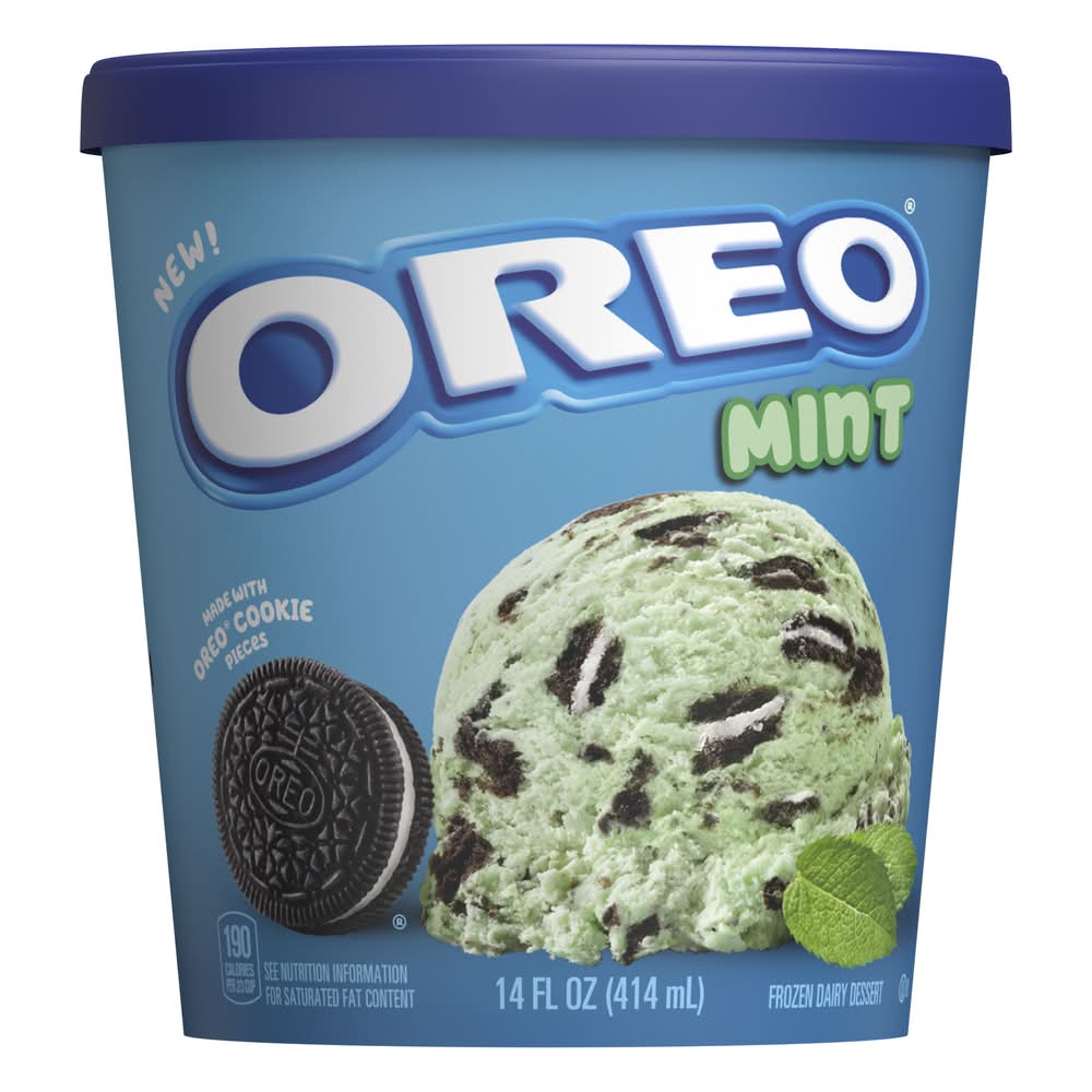 Oreo Frozen Dairy Dessert, Mint (14 oz)