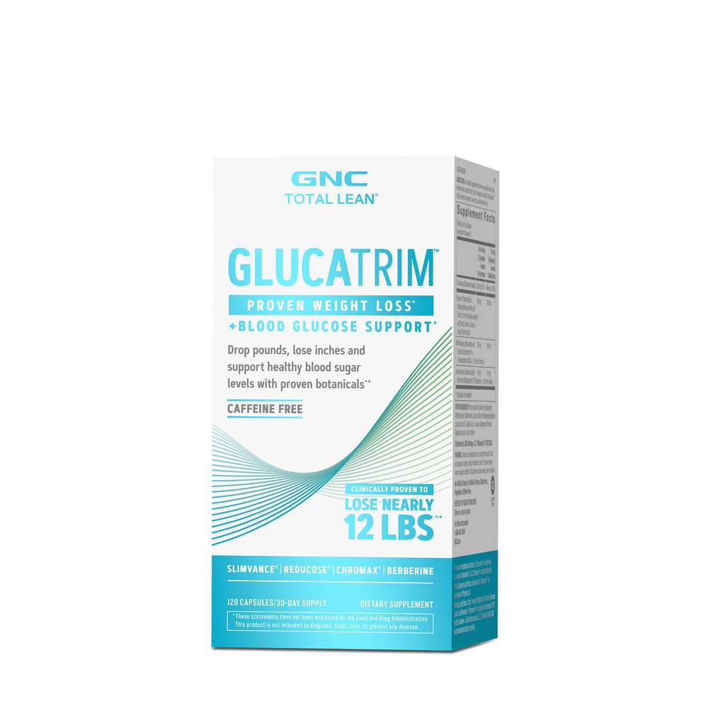 Gnc Glucatrim Blood Glucose Support Dietary Supplement(120 Ct)