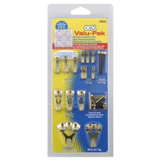 OOK Picture Hook Kit, 50 Pieces