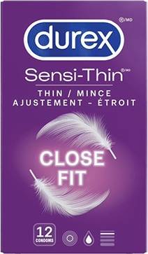 Durex Sensi-Thin Close Fit Condoms (12 ct)