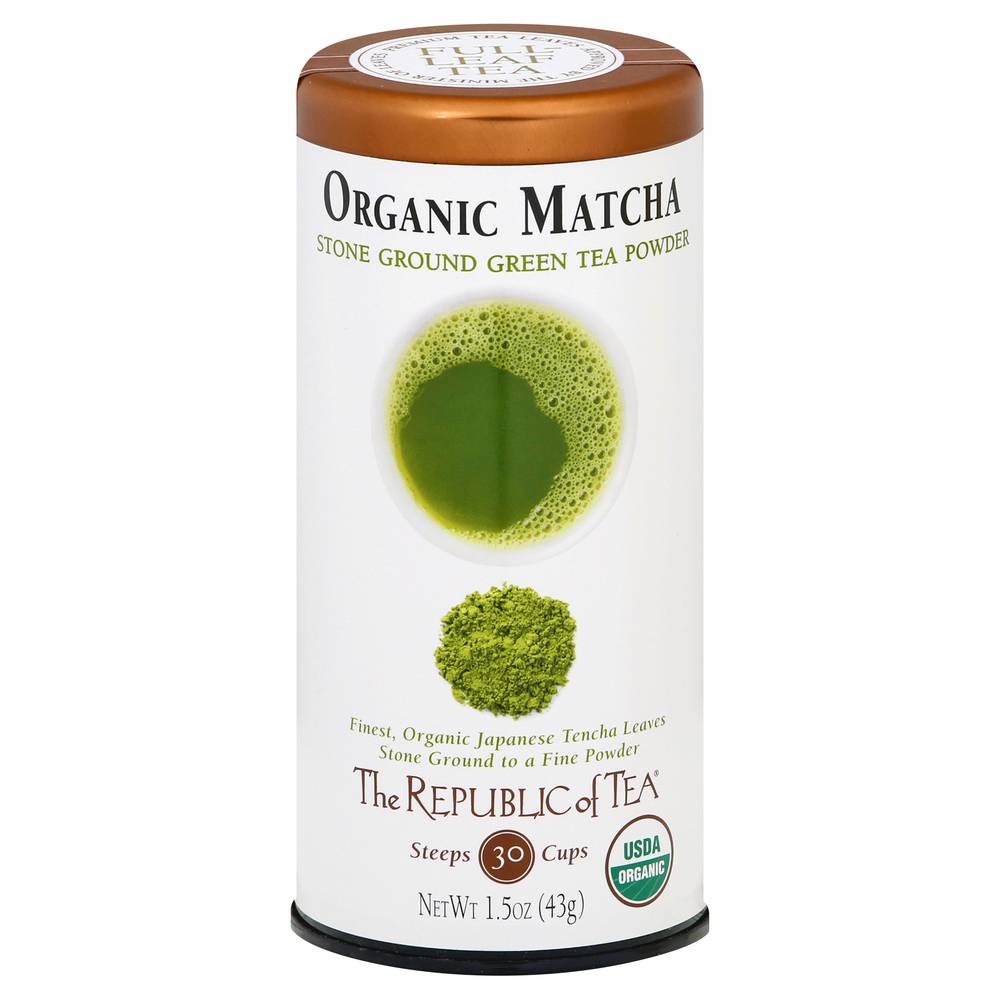 The Republic Of Tea Organic Matcha Stone Ground Green Tea Powder (1.5 oz)