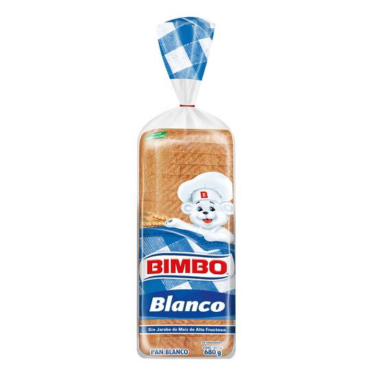 Bimbo pan blanco grande (bolsa 680 g)