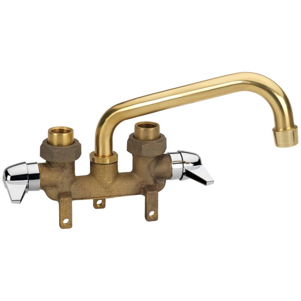 Project Source Rough Brass 2-handle Deck-mount Utility Faucet | 3310-250-RB-L-Z