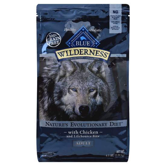 Blue Wilderness Chicken Adult Dog Food (4.5 lbs)