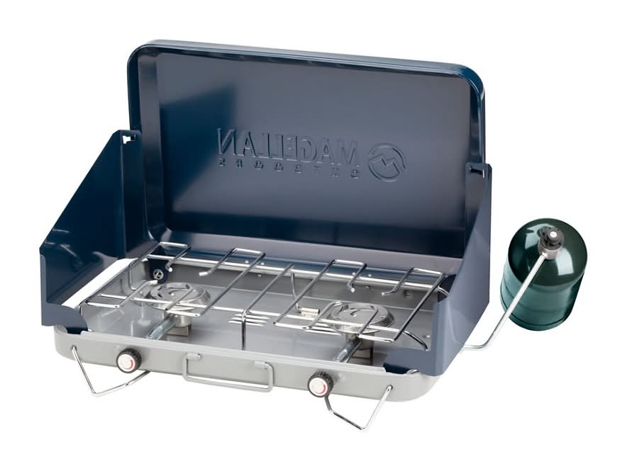 Magellan Outdoors 2-Burner Propane Stove, Navy