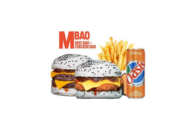 MBAO - 1 Beef Bao + 1 Chicken Bao