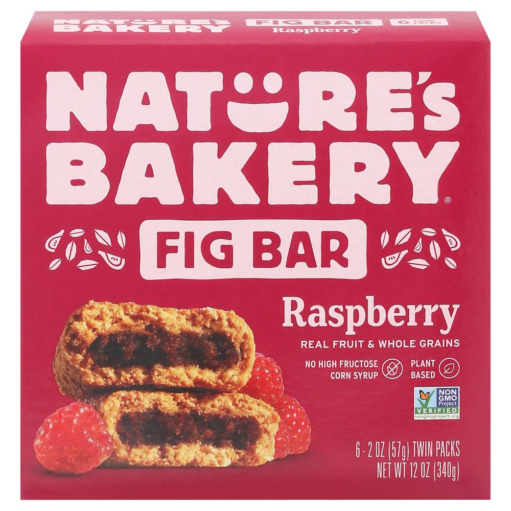 Nature's Bakery Raspberry Fig Bars (2 oz, 6 ct)