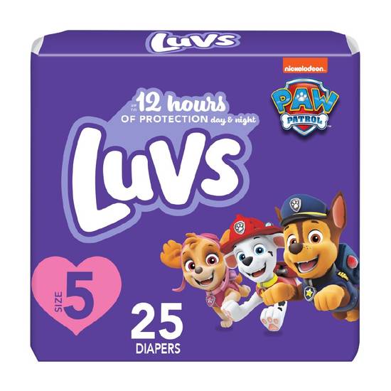 Luvs Triple Leakguards Diapers, Size 5, 25 CT