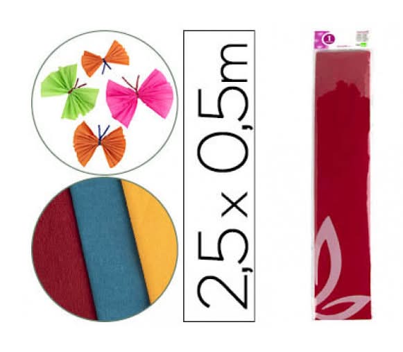 Papel Crepe 50* Vermelho