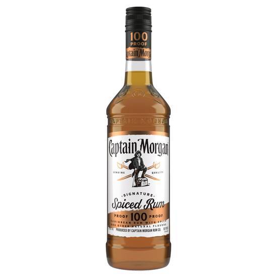 Captain Morgan 100 Proof Spiced Rum (750ml bottle)