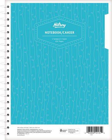 Hilroy Notebook (120 pages)