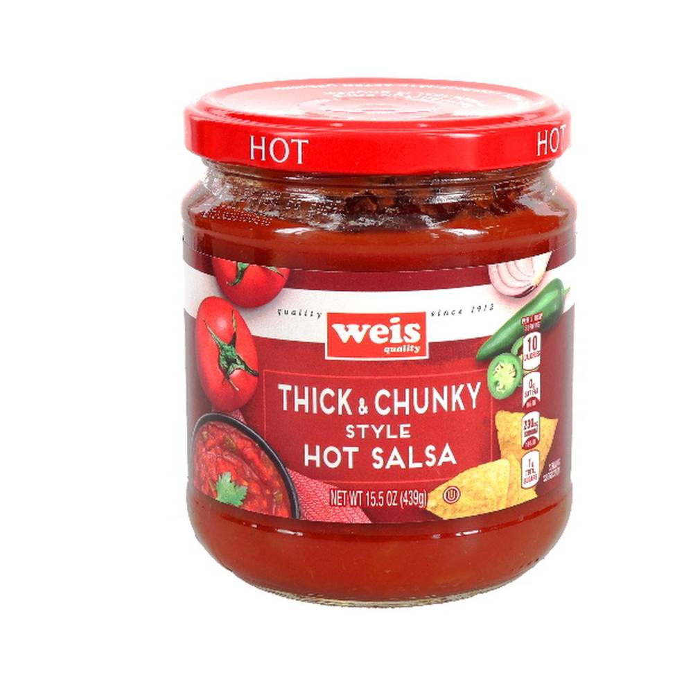 Weis Thick & Chunky Style Hot Salsa (15.5 oz)