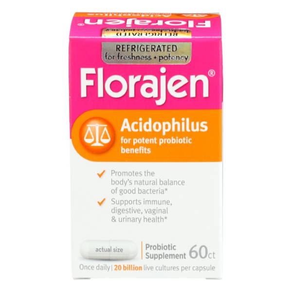 Florajen Acidophilus Probiotic Capsules