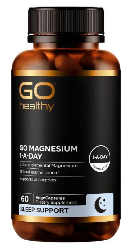 GO Magnesium 500mg 1-A-Day Capsules 60s