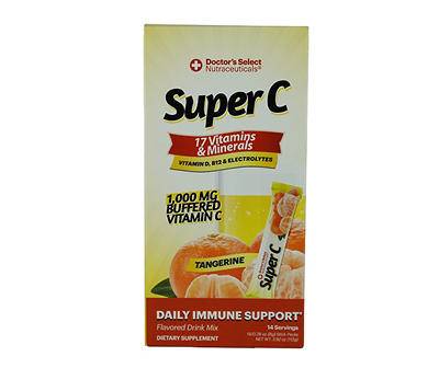 Doctor's Select Super C Tangerine Drink Mix 14-Count