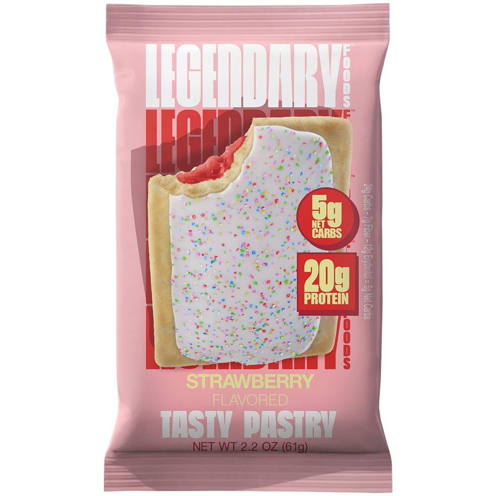 Legendary Foods Tasty Pastry, Strawberry (2.2 oz)