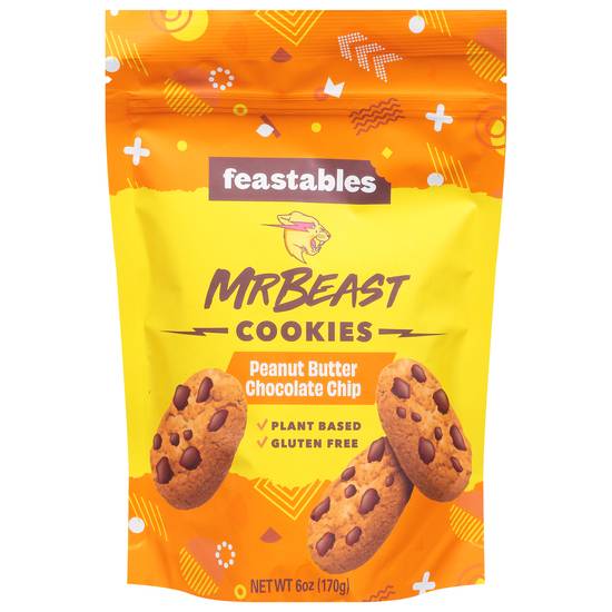 Feastables Chocolate Chip Cookies (peanut butter)