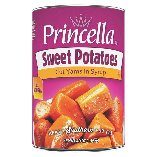 Princella Real Southern Style Sweet Potatoes in Syrup