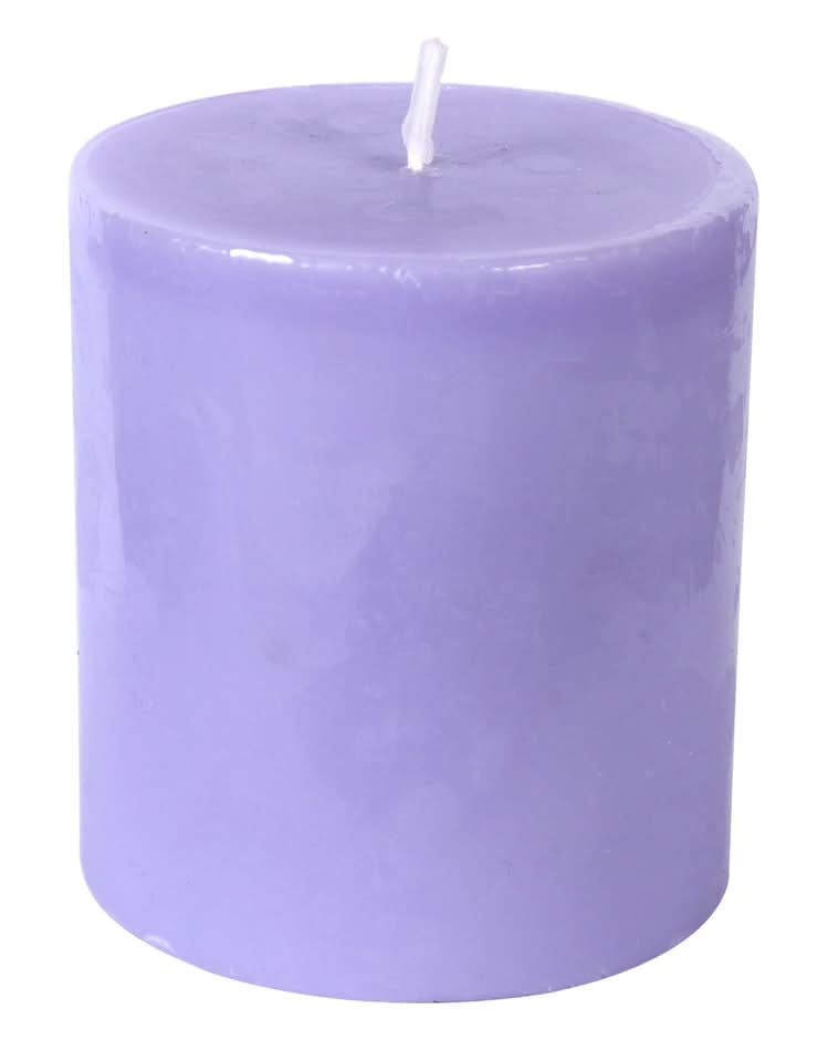 Luminessence Scented Pillar Candle, Lavendar, 2.5x2.8 in, Purple