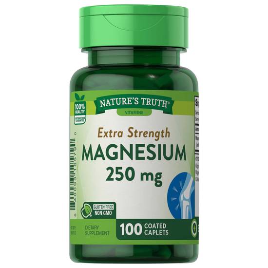 Nature's Truth Magnesium 250 mg Dietary Supplement (100 ct)