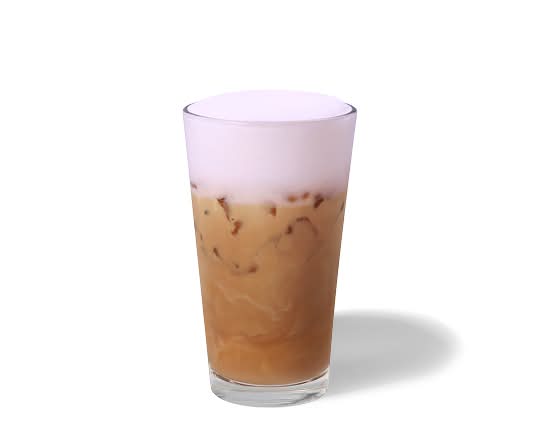 Iced Ube Vanilla Flavour Velvet Latte