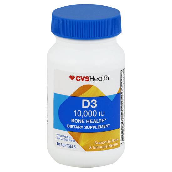 Cvs Health Vitamin D3 Softgels