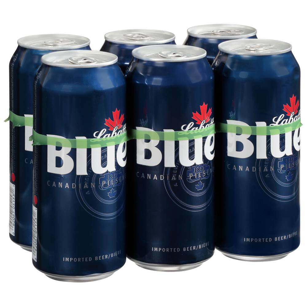 Labatt Blue Canadian Pilsner Beer (6 x 12 fl oz)