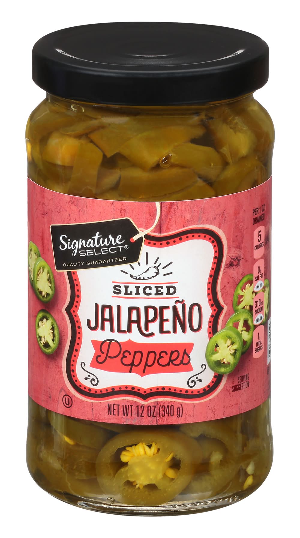 Signature Select Sliced Jalapeno Peppers (12 oz)