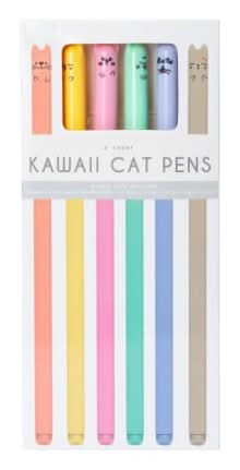 Kawaii Critter Pens 6-Count (Styles May Vary) Varies