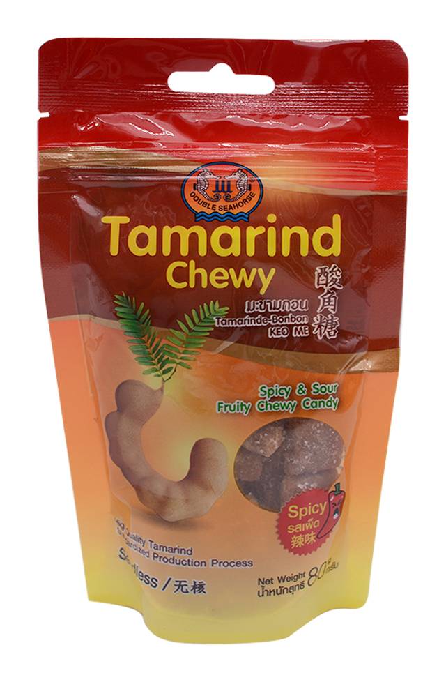 Seahorse Tamarind Candy Ball Spicy (80g)