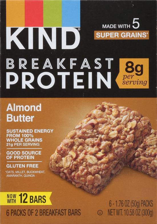 Kind Breakfast Protein Bars (12 ct) (almond-butter)