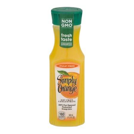 Simply Orange Juice Drink, Orange (11.5 fl oz)