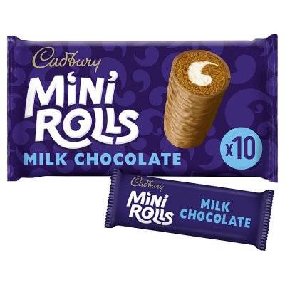 Cadbury Mini Rolls Milk Chocolate (10s)