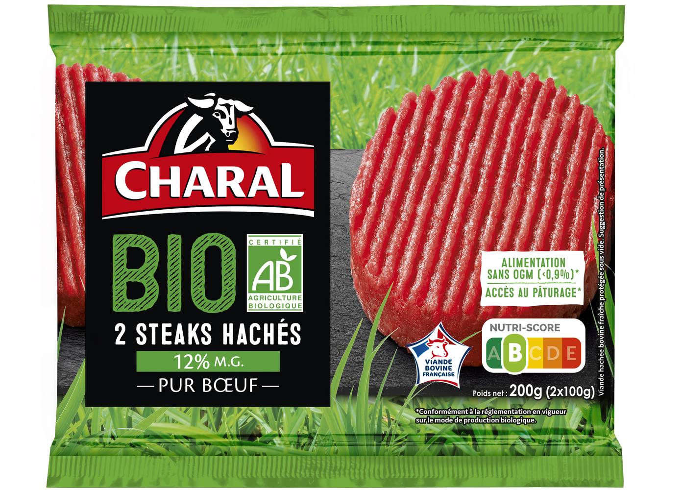 Charal - Steak haché pur bœuf (200g)