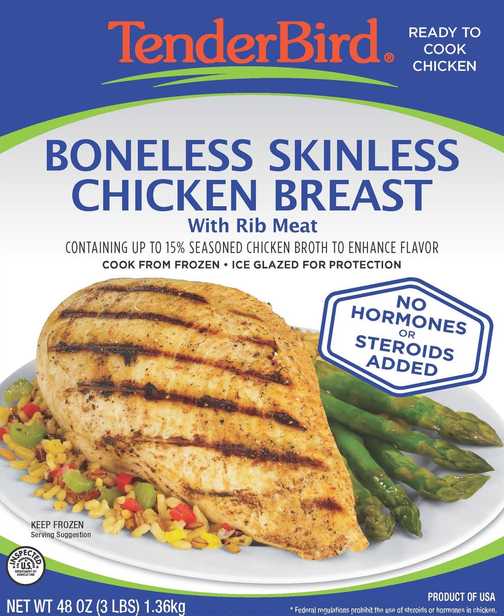 TenderBird Boneless Skinless Chicken Breast (48 oz)
