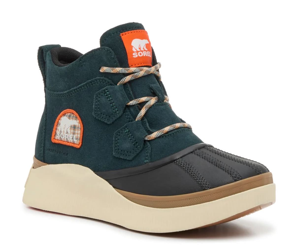 Sorel Out N About Iv Classic Waterproof Duck Boot - Women'S (Dark Green Medium - 8)