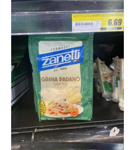 Zanetti Grana Padano Grated (100g)