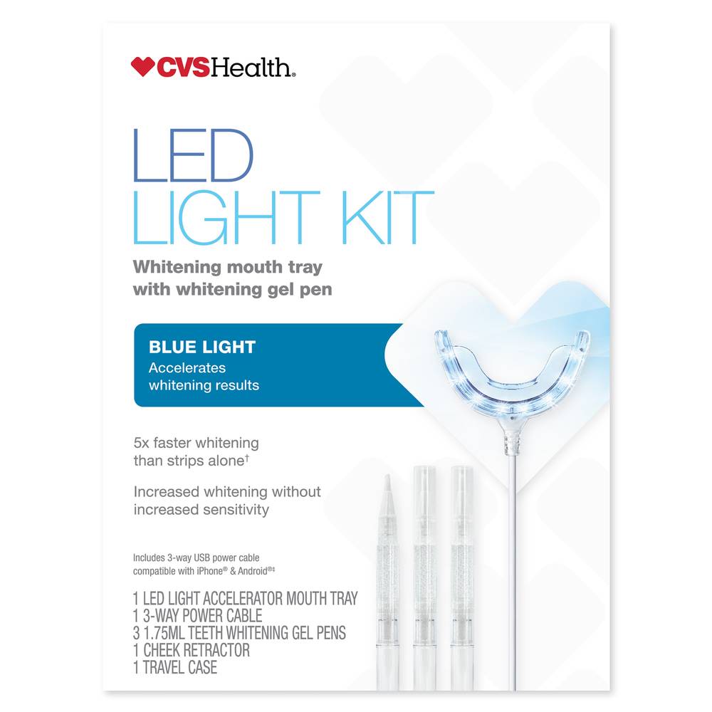 CVS Health Led Light Teeth Whitening Kit