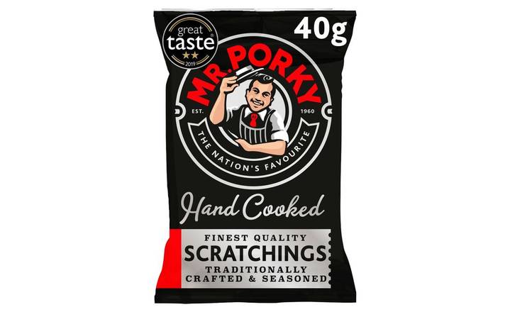 Mr. Porky Hand Cooked Scratchings 40g (400378-CS)