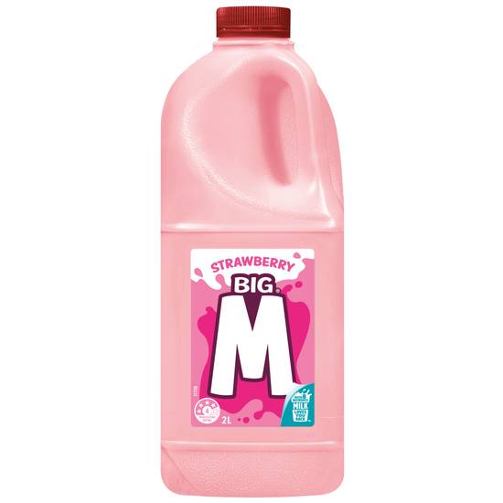 Big m Strawberry Flavoured Milk 2L