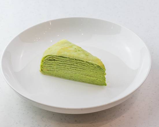 matcha green tea mille crepe cake