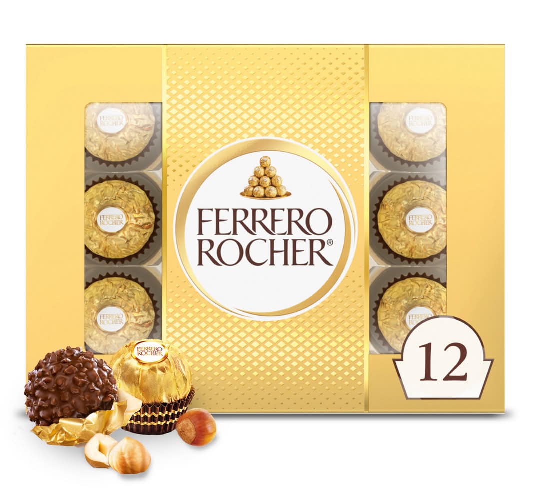 Ferrero Rocher Chocolates, Fine Hazelnut