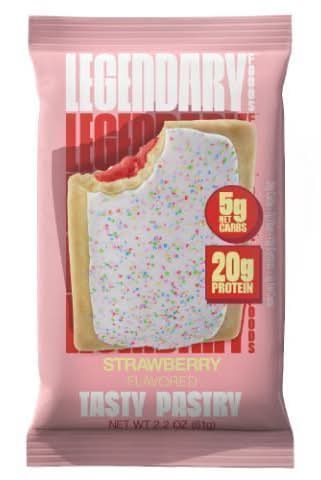 Legendary Foods Tasty Pastry Cake Style Strawberry 2.2oz
