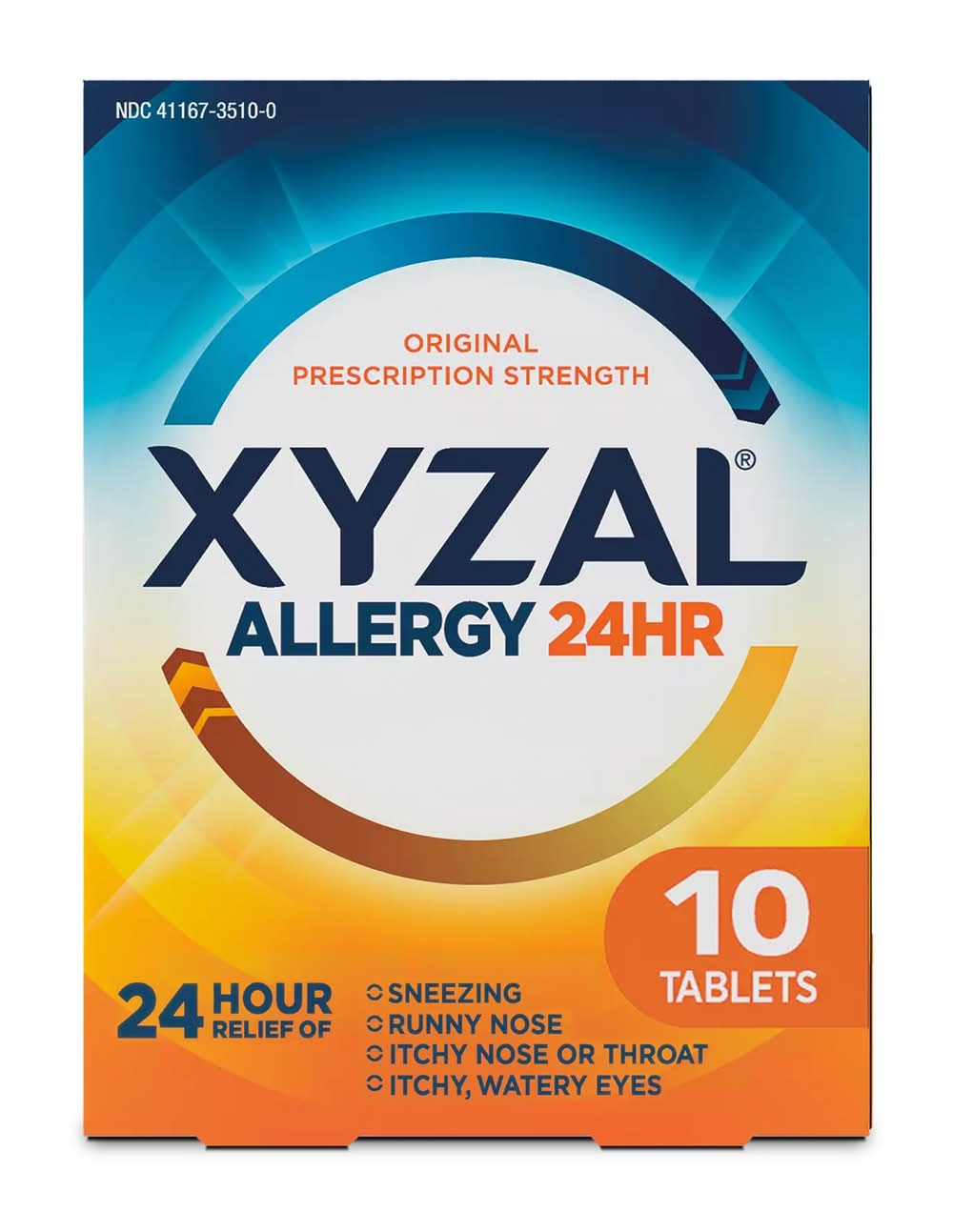 Xyzal 24Hr Allergy Relief Antihistamine 5 mg Tablets (0.7 oz)