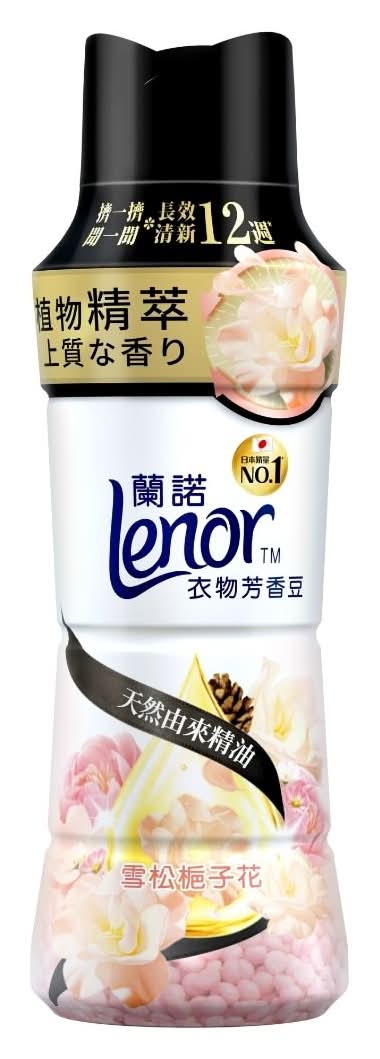 蘭諾LENOR衣物芳香豆雪松梔子花 450ML